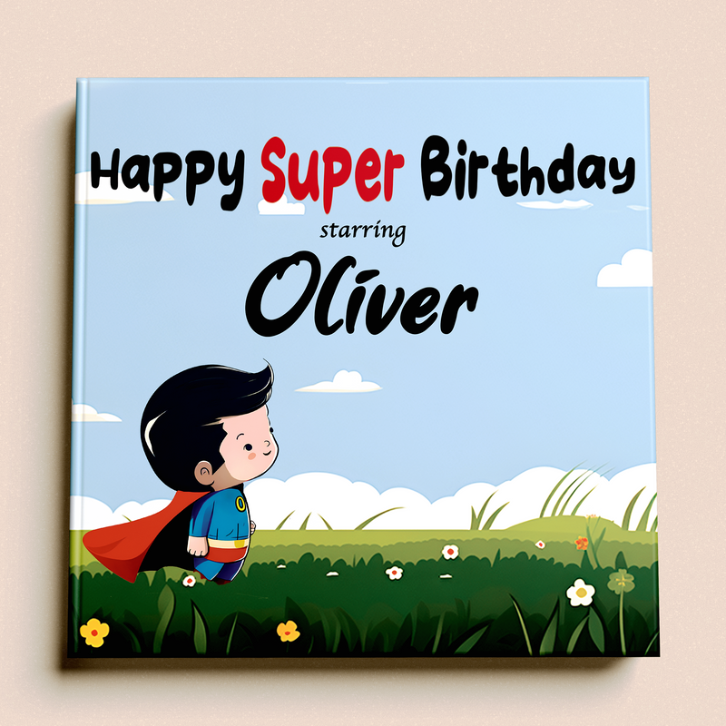 Happy Super Birthday - Personalized Boy's Edition