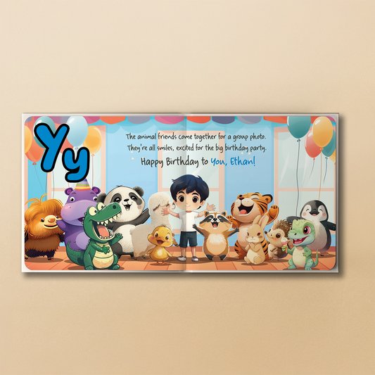 Animal Buddies Birthday Bash - Personalized Boy's Edition