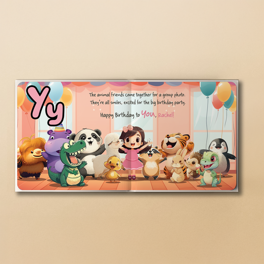 Animal Buddies Birthday Bash - Personalized Girl's Edition